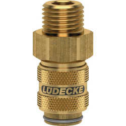 Q-Rel jungtis su 3/8" BSP išoriniu sriegiu / sriegiu ESM38AAB