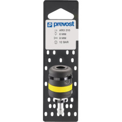 Greito atjungimo apsauginė jungtis su 9/10 mm žarnos antgaliu ASG061810P001