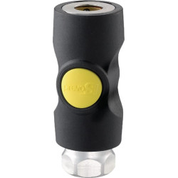 Greito atjungimo apsauginė jungtis, 3/8 colio BSP vidinis sriegis, ASI061102