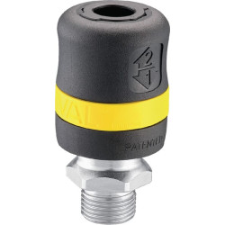 Greito atjungimo apsauginė jungtis, 1/4 colio BSP išorinis sriegis, ASG061151