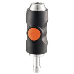 Greito atjungimo apsauginė jungtis su 8 mm žarnos antgaliu BSI061808