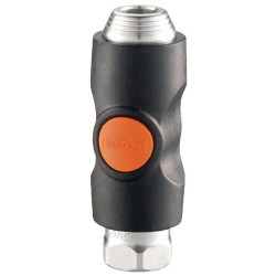 Greito atjungimo apsauginė jungtis, 1/4 colio BSP išorinis sriegis, BSI061101