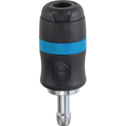 Greito atjungimo apsauginė jungtis su 10 mm žarnos antgaliu ISG061810