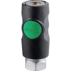 Greito atjungimo apsauginė jungtis, 1/4 colio BSP išorinis sriegis, ESI071101