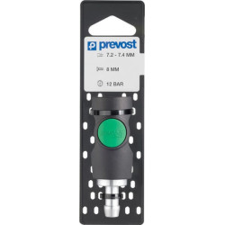 Greito atjungimo apsauginė jungtis su 8 mm žarnos antgaliu ESI071808P001