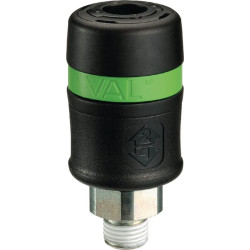 Greito atjungimo apsauginė jungtis, 3/8 colio BSP išorinis sriegis, ESG071152