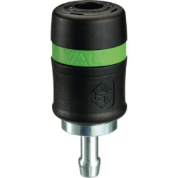 Greito atjungimo apsauginė jungtis su 6 mm žarnos antgaliu ESG071806