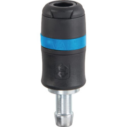 Greito atjungimo apsauginė jungtis su 13 mm žarnos antgaliu ISG081813