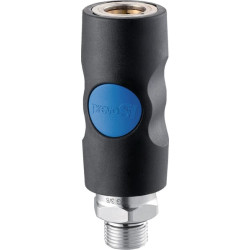 Greito atjungimo apsauginė jungtis, 3/8 colio BSP išorinis sriegis, ISI081152