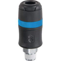 Greito atjungimo apsauginė jungtis, 3/8 colio BSP išorinis sriegis, ISG081152