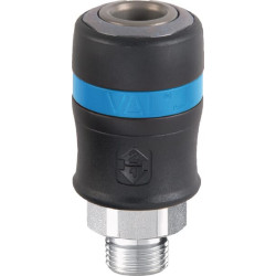 Greito atjungimo apsauginė jungtis, 1/4 colio BSP išorinis sriegis, ISG111152