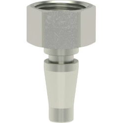 Vyriškas sriegis su 3/8" BSP išoriniu sriegiu ESBI38NIS