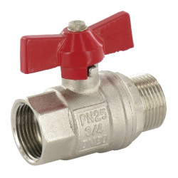 Sparnelio formos rutulinis vožtuvas 3/4" įėjimo/išėjimo KS34MV