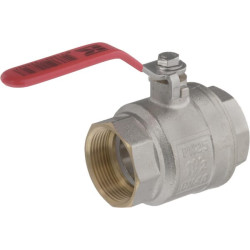 Rutulinis vožtuvas BSP 2x vidinis sriegis 1 1/2" + nerūdijančio plieno rankena KS112FKR