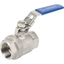 Nerūdijančio plieno rutulinis vožtuvas 2xF 1'' BVS1FSS