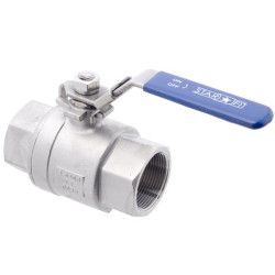 Rutulinis vožtuvas, nerūdijančio plieno, 2xF 1 1/2'' KS112FRVS