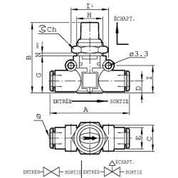 MW LOL uždarymo vožtuvas V3VL8-8 9066024