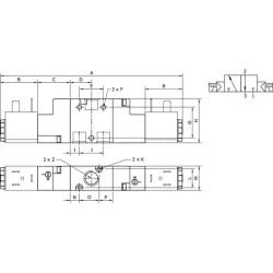 Solenoidinis vožtuvas 1/4" 3/2 eigos SOV32B14