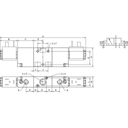 Solenoidinis vožtuvas 1/4" 3/2 eigos SOV32BS14