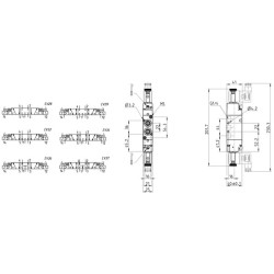 Solenoidinis vožtuvas 5/3 padėčių 36401102