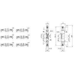 Solenoidinis vožtuvas 5/3 padėčių 37801102