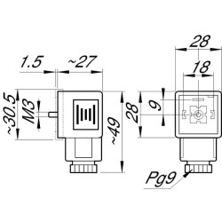 MW jungtis 30 mm standartinė W0970520033