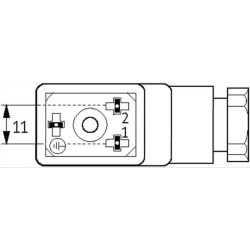 Vožtuvo jungtis, BI 29805MSUDB10000000 tipas