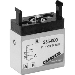 Mini vožtuvo selektorius 3/2 padėčių 234000