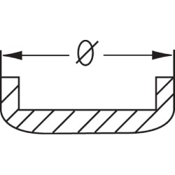 Case - IH JX95 83957021N Nerūdijančio plieno šerdies kištukas
