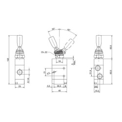 Priekinė vožtuvo rankena MAFL32B14