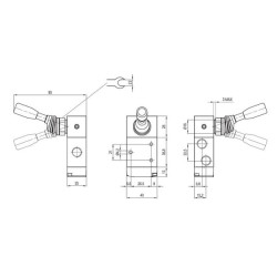 Priekinė vožtuvo rankena MAFL32B14