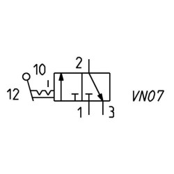 3/2 eigų vožtuvas 134900