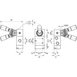Priekinė vožtuvo rankena MAFL52B18