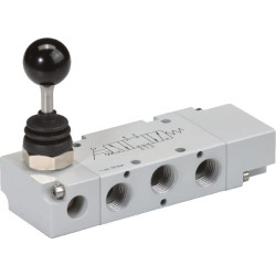 Svirtinis vožtuvas 5/3 rankų 1/8" MAL53M18PC