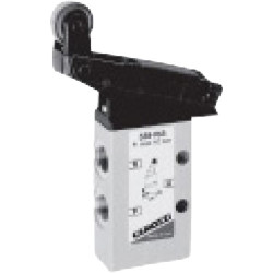 Vožtuvas, 3/2, valdomas ritinine svirtimi 338965