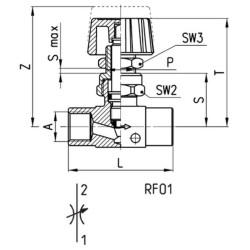 Srauto reguliavimo vožtuvas 283912