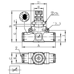 Droseliuojantis RFLRB 8-8 MW LOL 9041624