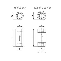 Atbulinis vožtuvas VNR23434