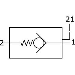 Atbulinis vožtuvas PNRV144