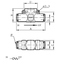 MW LOL atbulinis vožtuvas VNRL 6-6 9064016