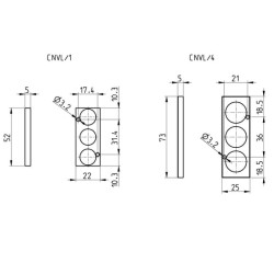 Uždengiamoji plokštė CNVL4