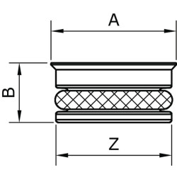 Uždaro dangtelio kolektoriaus blokas 1/4" PVPBP14