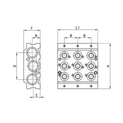 Tarpinis modulis CNVL4I3