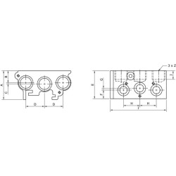 Galinė plokštė 1/8" PVFP18