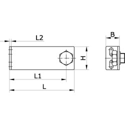 Montavimo laikiklis MB14S