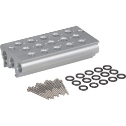 Kolektoriaus blokas 1/8" 6 dalių PVBP186