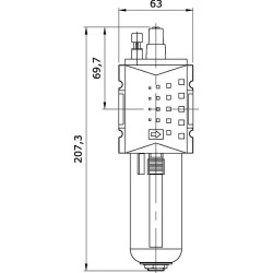 Rūko tepalas 3/8" ML2K38