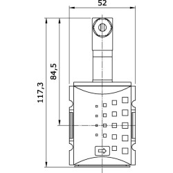 Vožtuvas G 3/8 SV3MG38I210PB124DC
