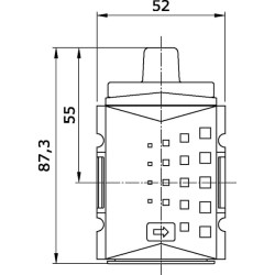 Rutulinis vožtuvas 3/8 KH3G38IPB1