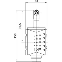 Vožtuvas G 1/2 SV3MG12I210PB2230